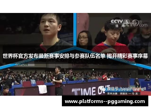 世界杯官方发布最新赛事安排与参赛队伍名单 揭开精彩赛事序幕